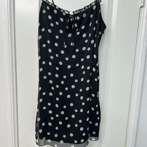 Abercrombie polka dot mini dress